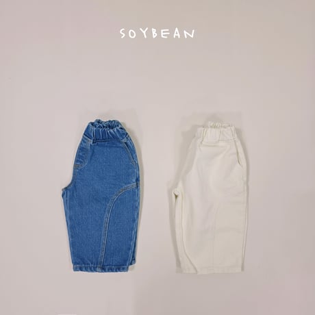 soybean/53. curb line denim pants JS-JM