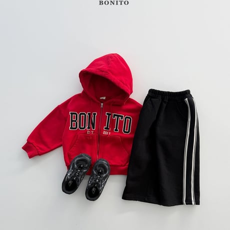bonito/44. half half bonny hood zipup ADULT