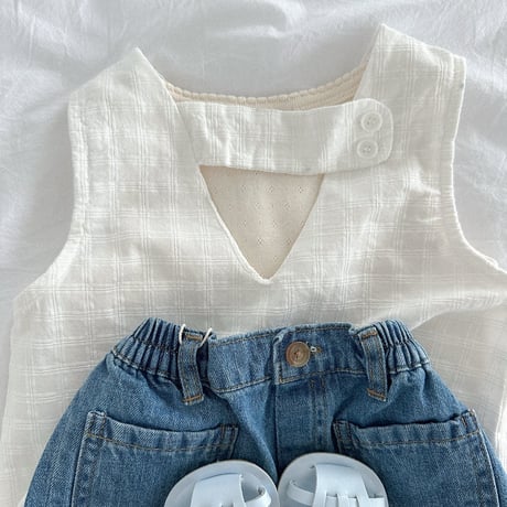 minirobe/19. Oha Sleeveless Blouse  S-XL