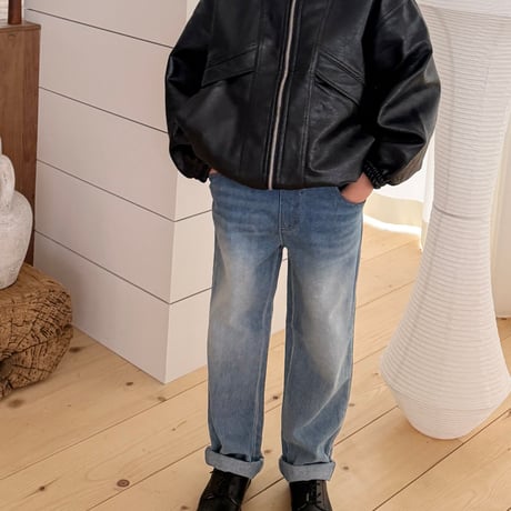 fromi/78. High Neck Leather Jacket? JS-JL