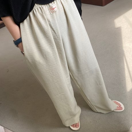 mikki/19. knee anna linen pants ADULT