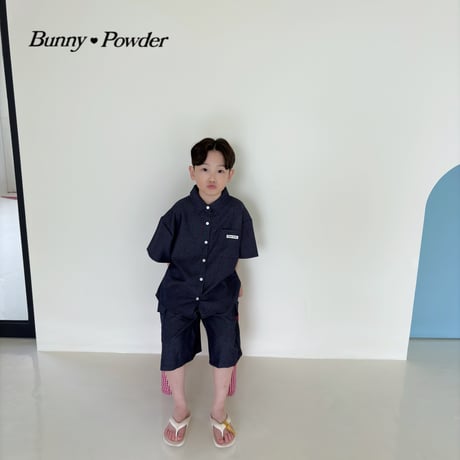 bunnypowder/213. half t NB denim 2XL-4XL