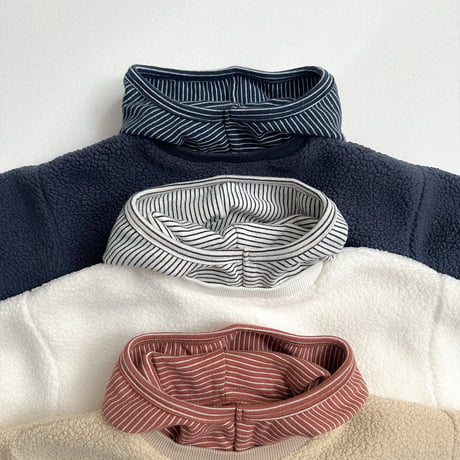 minirobe/4. Boa fleece hooded sweatshirt S-XL
