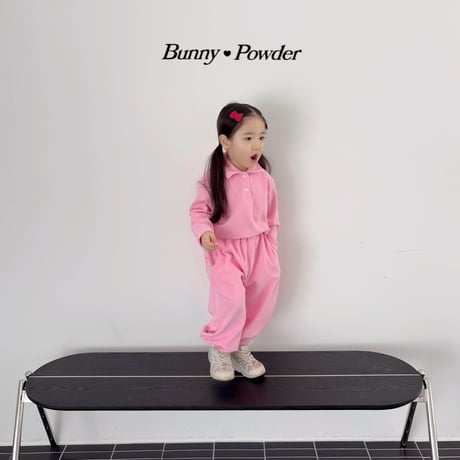 bunnypowder/117. terry collar T-shirt S-XL