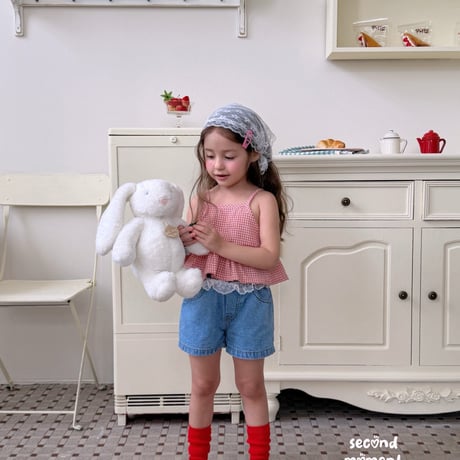 secondmoment/78. milky check fril  JS-JL