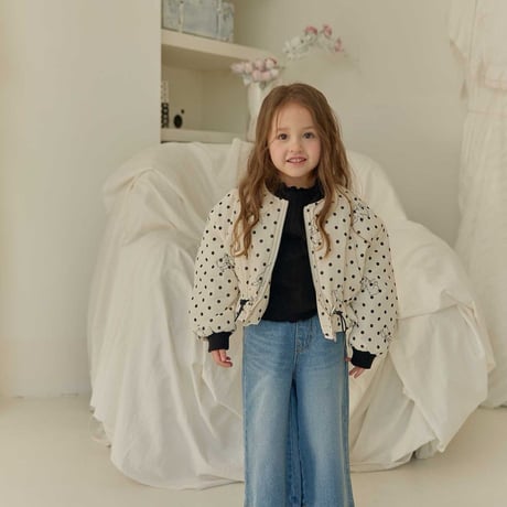 melikey/105. rabbit shirring bomber jacket JS-JM