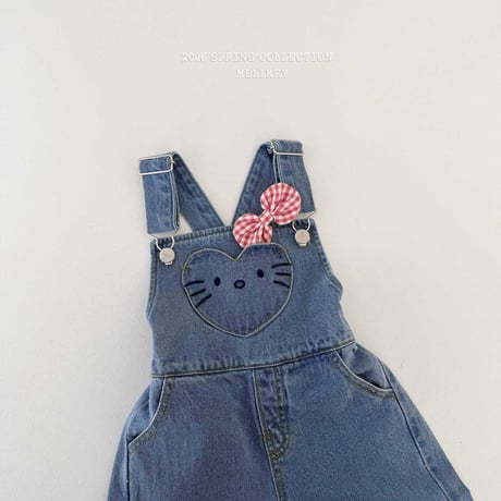 melikey/98. overalls ( ribbon ) set XS-XL