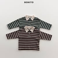 bonito/43. st choco collar T-shirt 12M-XL