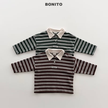 bonito/43. st choco collar T-shirt 12M-XL