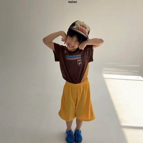 saintdoll/62. mesh simple roose T-shirt JS-JL