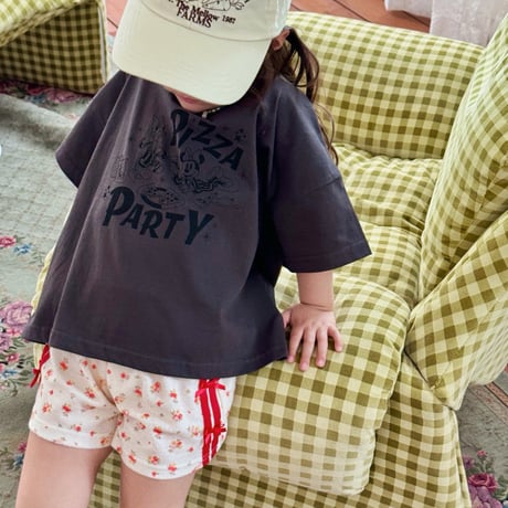 poisson/27. flower line shorts  S-XL