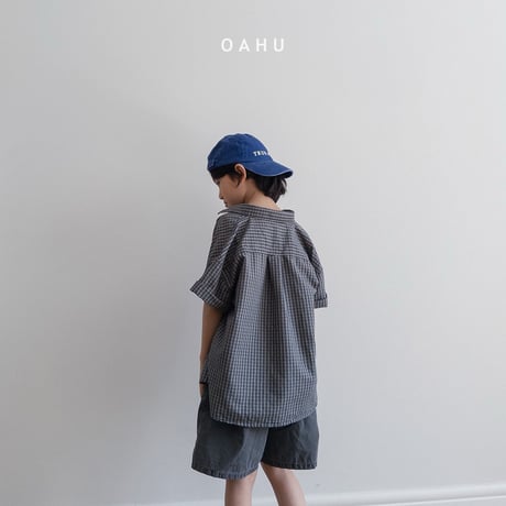 oahu/21. sheer check shirt S-XL