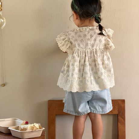 aiai/12. pocket baby denim short pants S(6M-2Y)-XL(4-5Y)