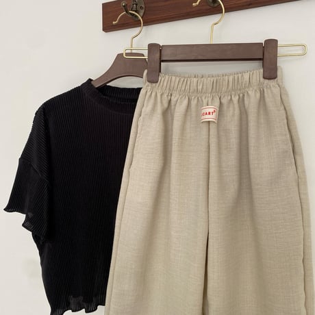 mikki/19. knee anna linen pants ADULT