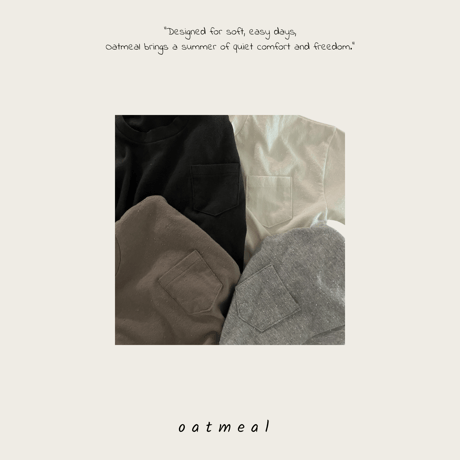 oatmeal/15. pocket round XS-XL
