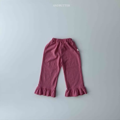 andbutter/28. Frill Bootcut Pants S-XL