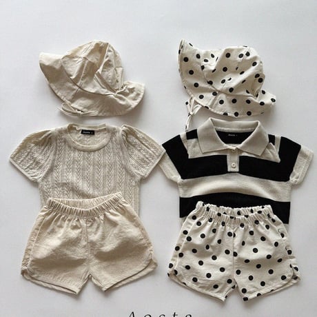 aosta/22. Knit Collar T S(1-2Y)-L(3-5Y)