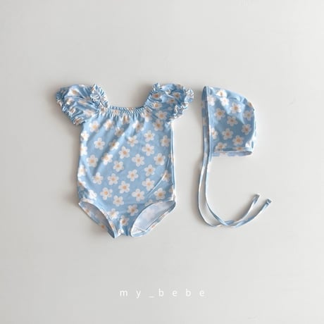 mybebe/5. shirring swimsuit S-L