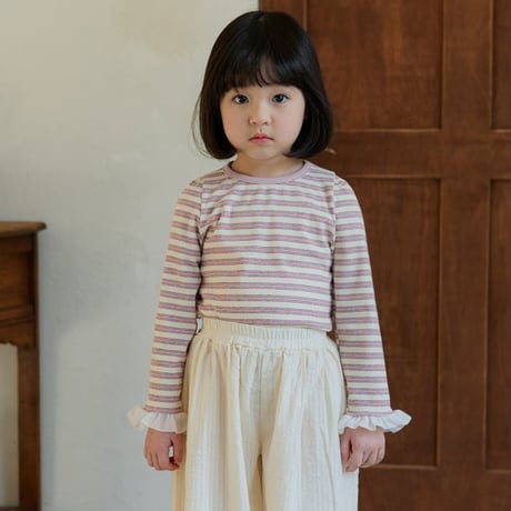 monatelier/30. sweet stripe T-shirt S-2XL