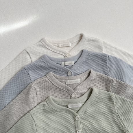 minirobe/40. waffle T-shirt  S-XL