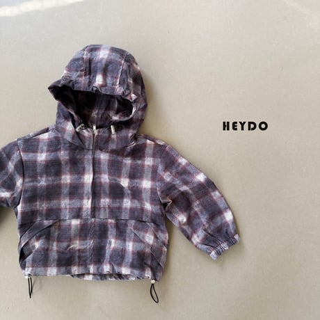 heydo/88. vintage check windbreaker JS-JL