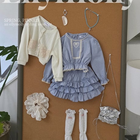 ellymolly/77. ruru check blouse 5-11