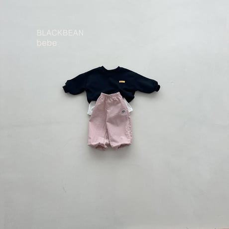blackbean/24. bebe man-to-man S-M