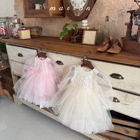 marron/54. sweet dress XS-L