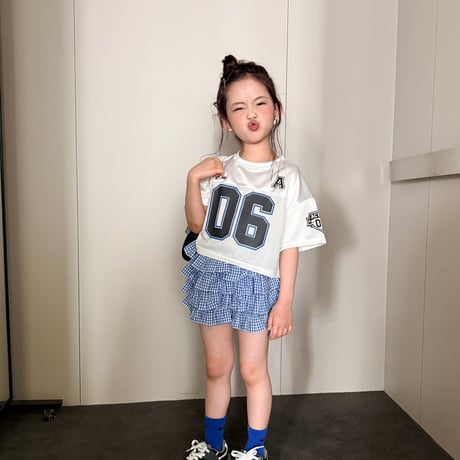 comma/199. check P skirt 110-130