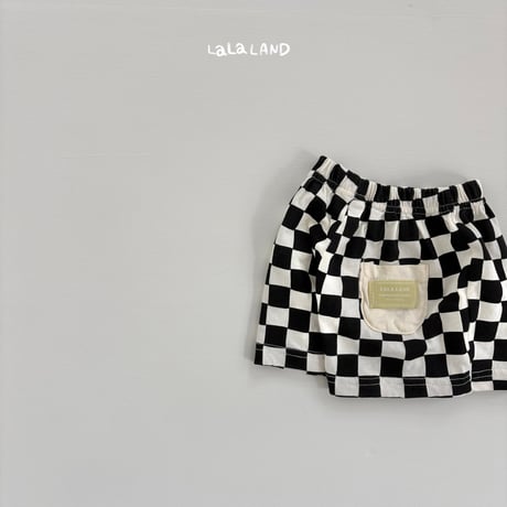 lalaland/49. checker board half pants 6M-18M
