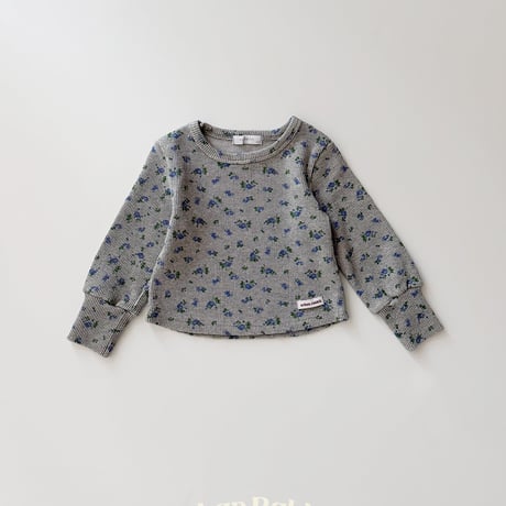urbanrabbit/41. Flower Waffle Tee JS-JM