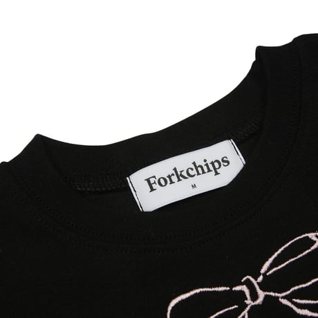 forkchips/37. hols embroidery T-shirt M-XL