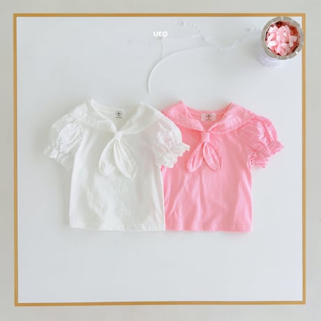 ueo/28. candy collar T-shirt S-XL
