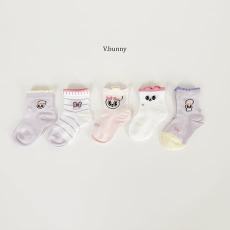vbunny/10. bunny socks set S(130-150)-L(180-210)