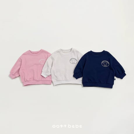 oottbebe/46. moment ( kids ) man-to-man XS(1-2Y)-XL(6-7Y)