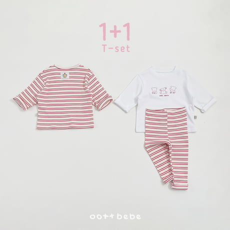 oottbebe/14. sei otte 1 + 1 ( kids ) T-shirt XS(1-2Y)-XL(6-7Y)