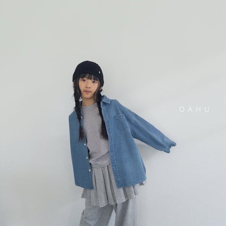 oahu/34. denim shirt JS-JXL