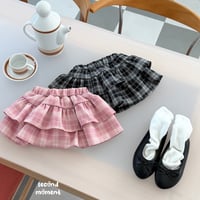 secondmoment/24. rozi check skirt JS-JL