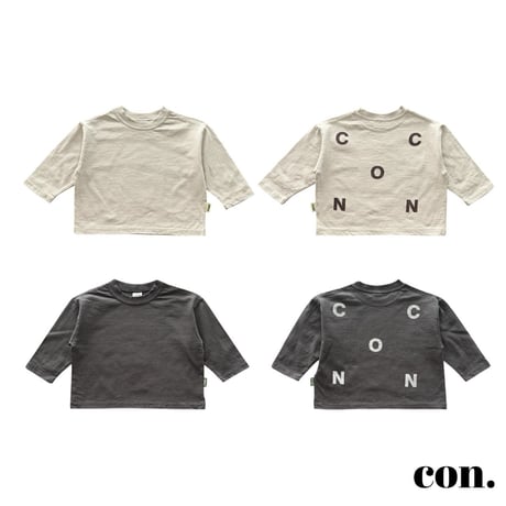 con/26. corn logo T-shirt XXS-M