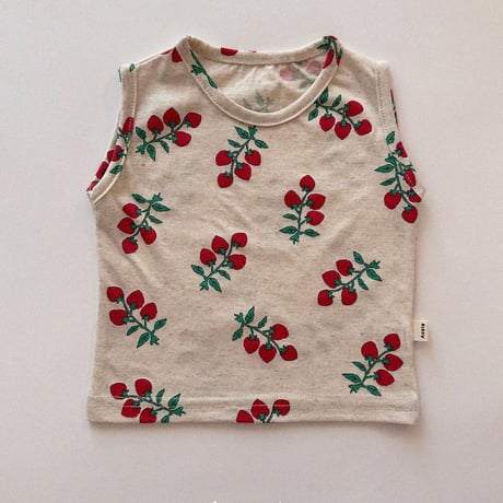 aosta/37. Linen sleeveless T S-2XL