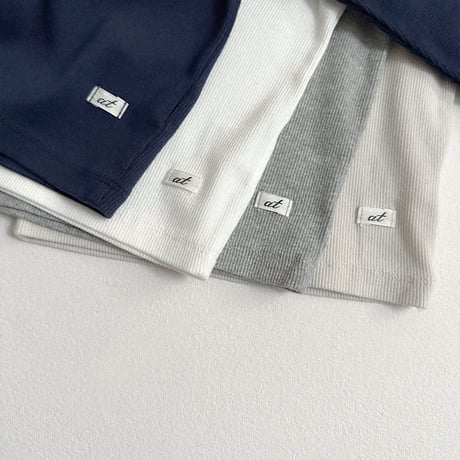 atomeme/1. Soft Ribbed T-Shirt? S-XL