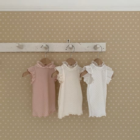 bebeholic/41. sugar fril T-shirt S(3-6M)-L(12-18M)