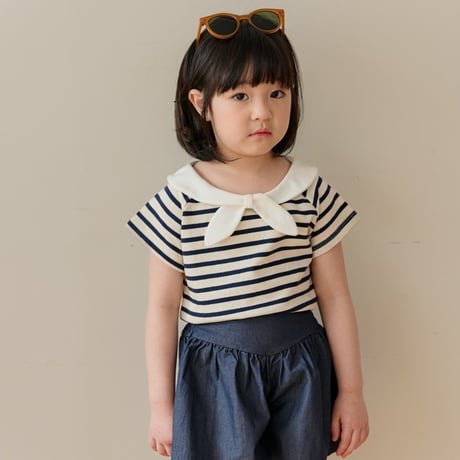 monatelier/16. sailer ribbon T-shirt S-2XL