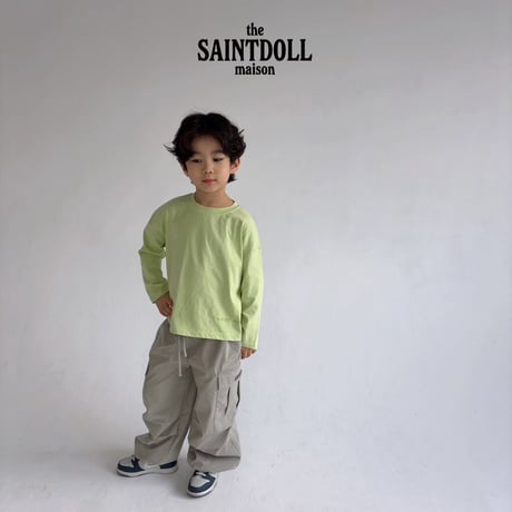 saintdoll/20. daily embroidery T-shirt S-L