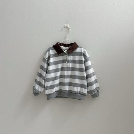 digreen/34. striped collar mtm? S-2XL