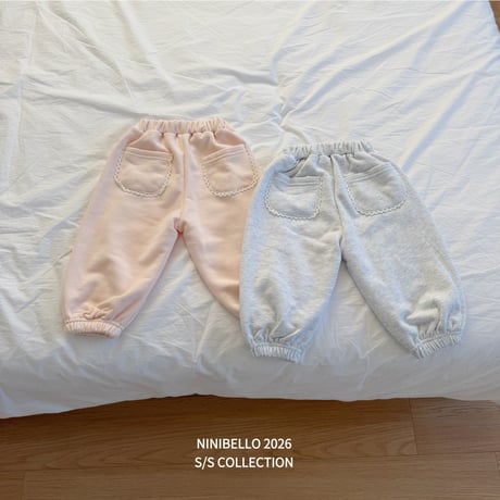 ninibello/58. milk lace jogger pants 2XL