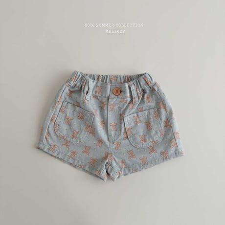 melikey/42. color ribbon half pants JS-JM