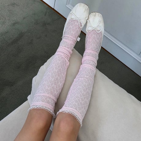 ellymolly/164. Ribbon Leg Socks SOCKS_S-SOCKS_M