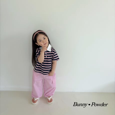 bunnypowder/186. summer collar T-shirt S-XL