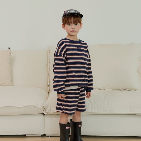 erinj/5. border half Pants set S-XL